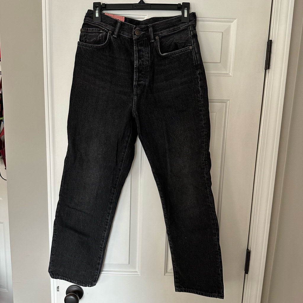 Acne Studios Mece Washed Black Jeans